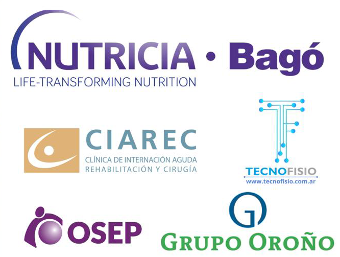 exponsors Nutricia, Bagó, Ciarec, Osep, Grupo Oroño, tecnofisio